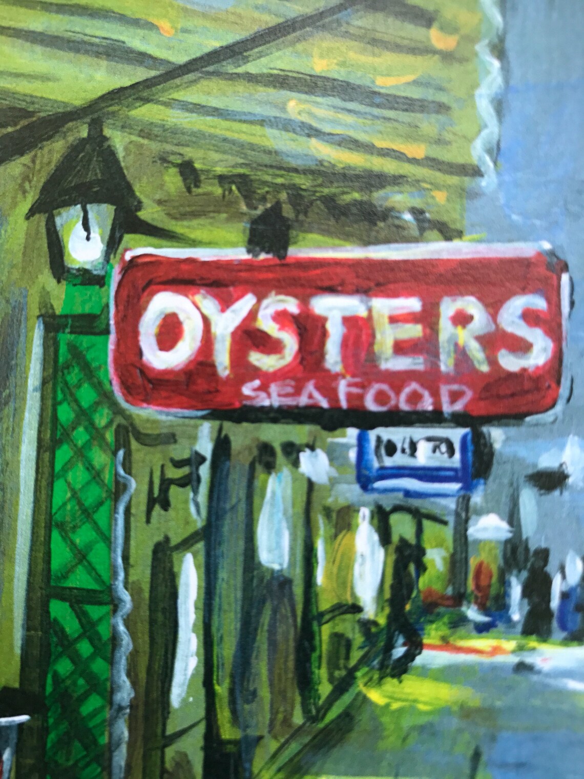 New Orleans street scene art print Louisiana art NOLA decor Etsy