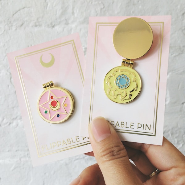 Moon Power Enamel Flip Pin | 3rd Edition PLANNED PARENTHOOD FUNDRAISER