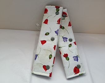 Floral Sicherheitsgurt Beschützer Pads Cover Schulter Pads Sleeve Gurtpolster gepolsterte Gurtband halter #298a