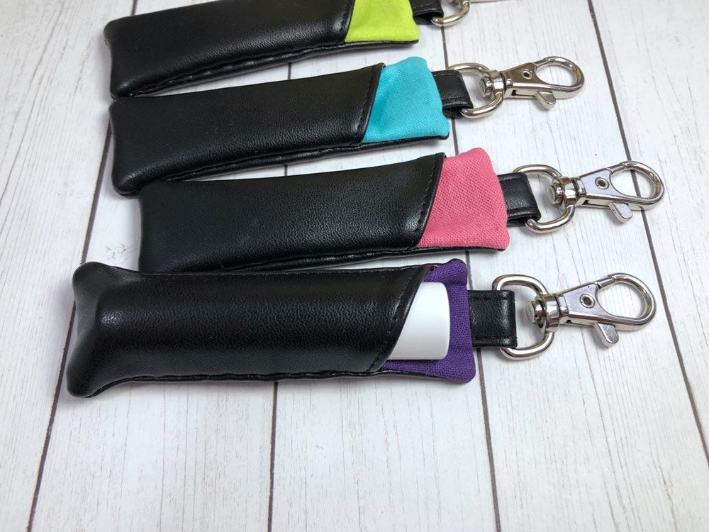 chapstick holder for badge