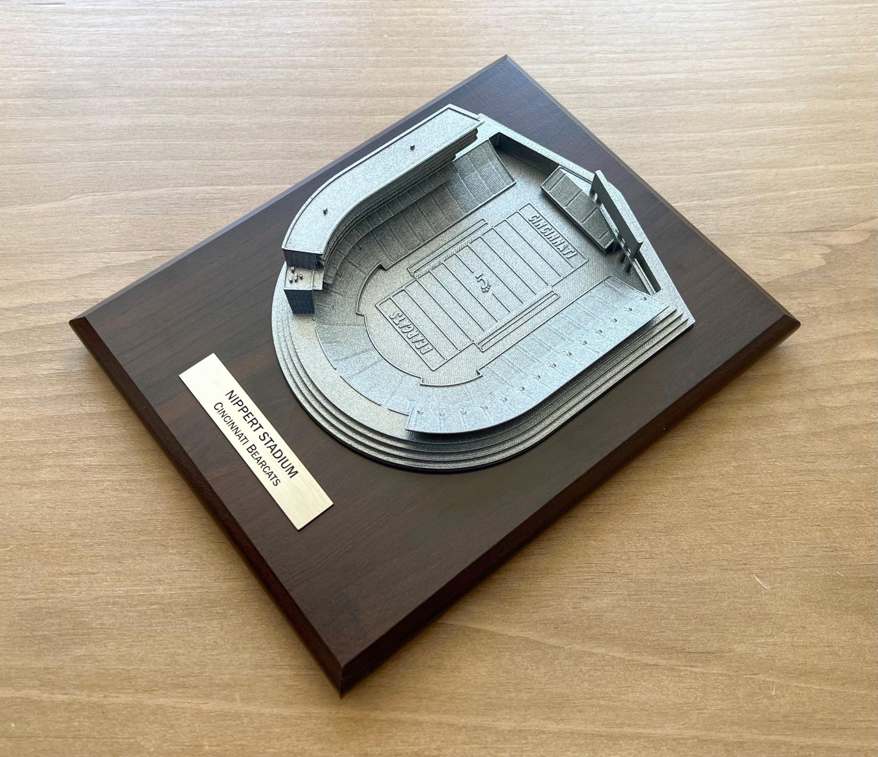 Nippert Stadium Replica Model 3D - Cincinnati Bearcats Football - The University of Cincinnati - Gift
