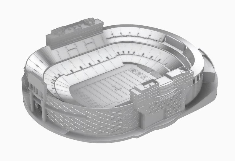 Neyland Stadium Replica Model 3D - STL 3D Print File - Digital Download ...