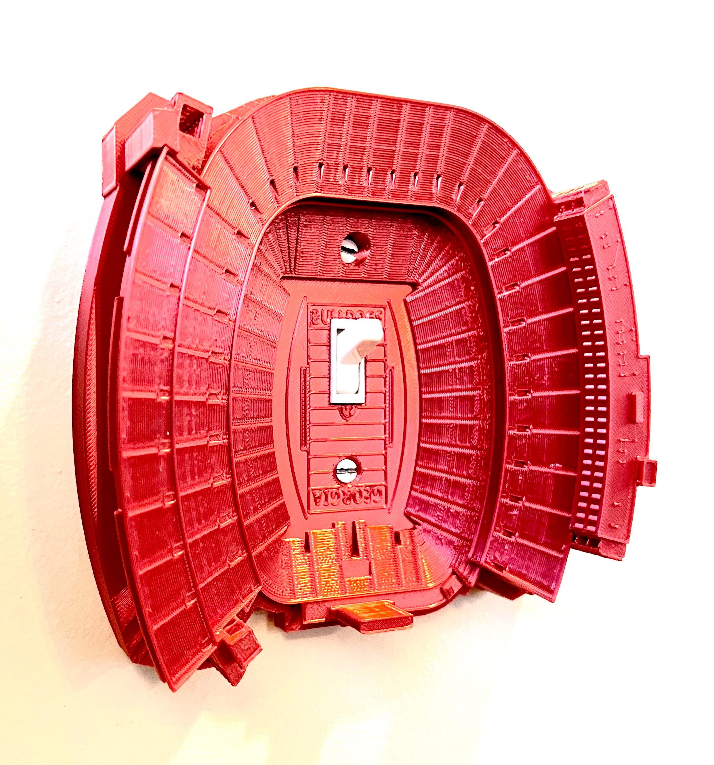 Sanford Stadium Replica Model Light Switch Cover - UGA - University of Georgia Bulldogs - Dawgs - NCAA Football