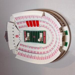 Ohio Stadium Double Light Switch Cover - Ohio State Buckeyes  - Horseshoe - The Ohio State University - Room Decor - Accessories