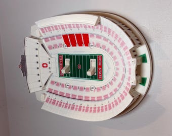Ohio Stadium Double Light Switch Cover - Ohio State Buckeyes  - Horseshoe - The Ohio State University - Room Decor - Accessories