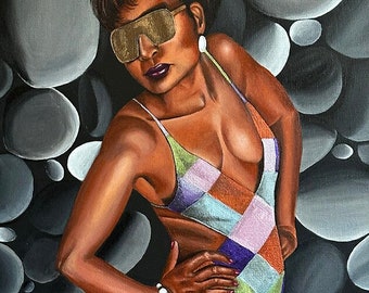 Against the Rocks - 16x20" original painting
