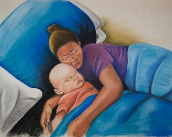 Peaceful Sleep - 18x24" original art