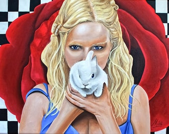 Caught It! - 18x24 original painting