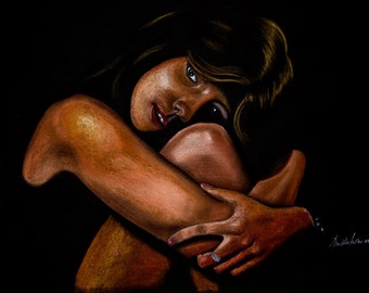 In the Shadows - 23x27 original art