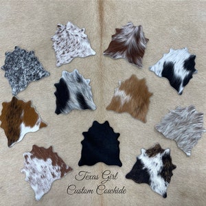 Mini Cowhide Rug Cowhide Coasters