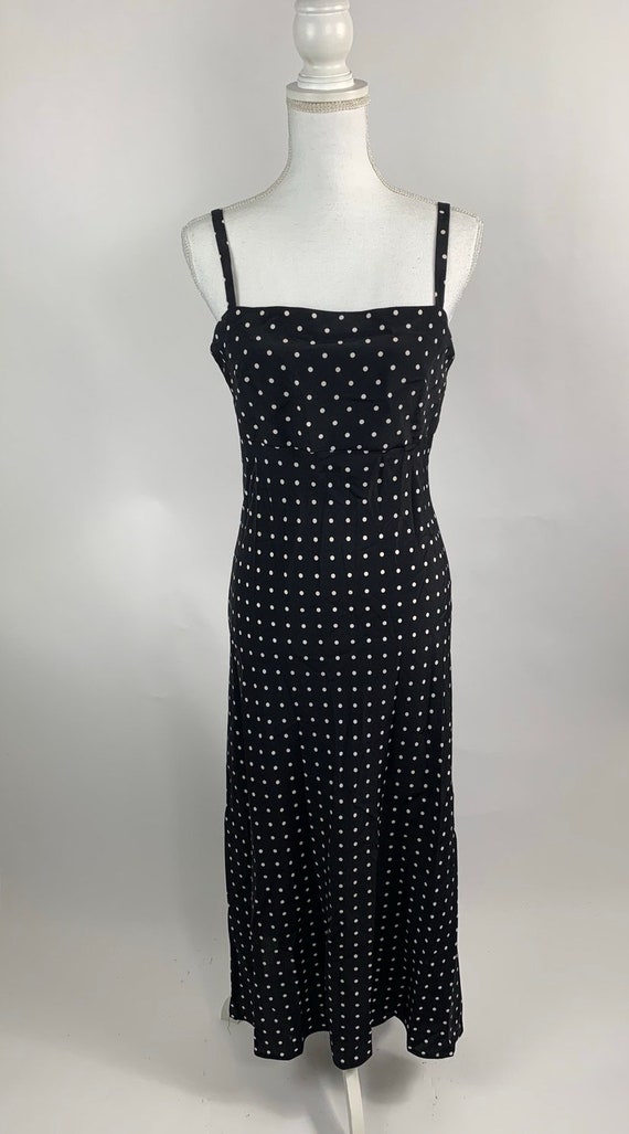 closet polka dot dress