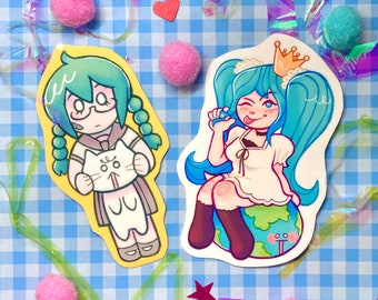 strobe light and world is mine hatsune miku decal!