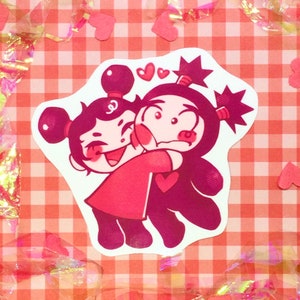 pucca and garu sticker!