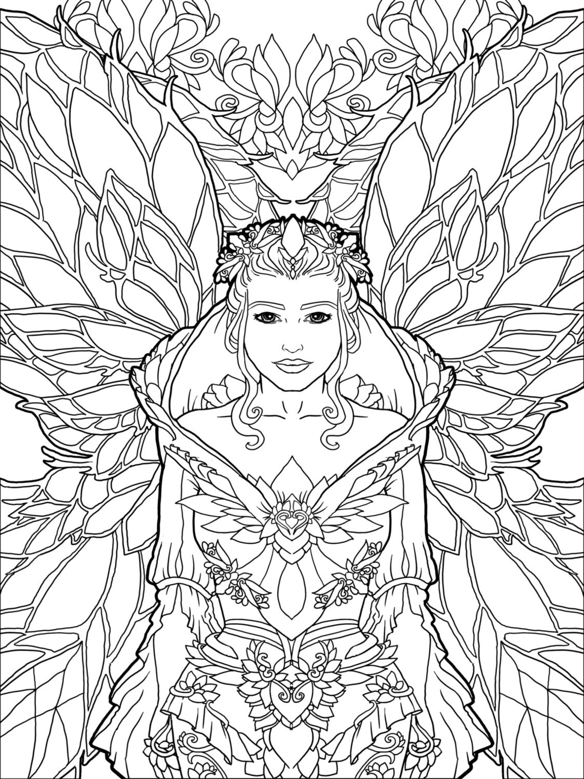 930 Cartoon Fairy Unicorn Coloring Pages 
