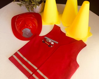 Pretend play fireman vest