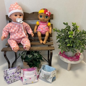 Puppenwindel Set: passend für Itty Bitty, Baby Alive - Handmade