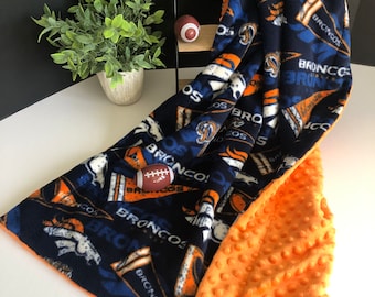 Denver Bronco Baby Blanket