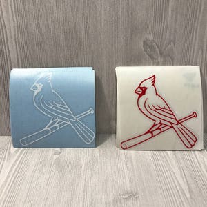 St. Louis Cardinals Vinyl Decals Up to 24 inches/St. Louis Cardinals Yeti Decals Large to XXL/St. Louis Cardinals Decals