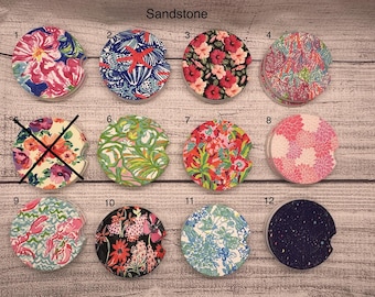 Sandstone Car Coasters – Premium Cup Holder Inserts | Absorbent, Stylish & Perfect for Gifts!