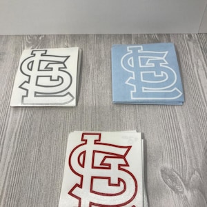 St. Louis Cardinals Vinyl Decals Up to 23 inches/St. Louis Cardinals Yeti Decals Large to XXL/St. Louis Cardinals Decals