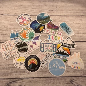 Travel Mystery Sticker Pack| Mystery Sticker Pack| 10 sticker set|