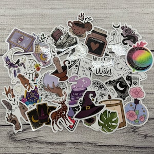 Witchy Aesthetic Mystery Sticker Pack| Mystery Sticker Pack| 10 sticker set|