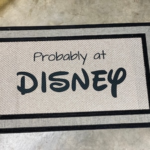 Probably at Disney door mat