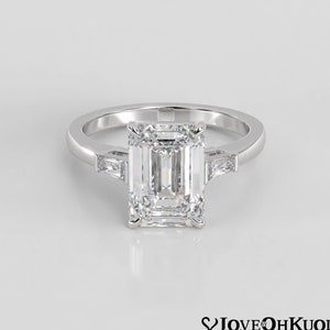 エメラルドラボグロウンダイヤモンド3.00ct G-VS1