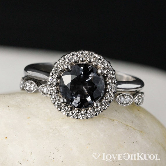 Gray spinel best sale ring