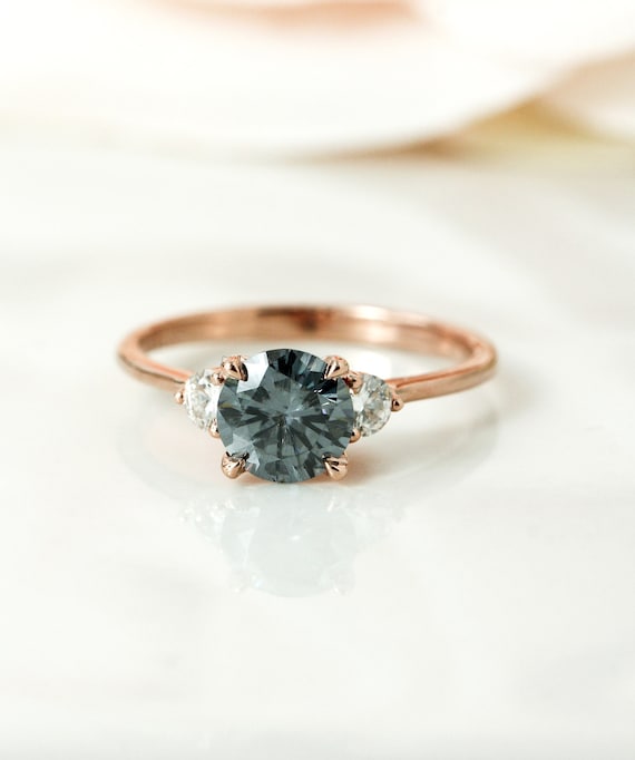 Grey on sale stone ring