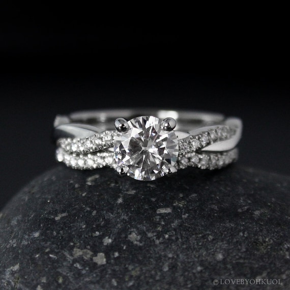 Twisted vine engagement ring sale