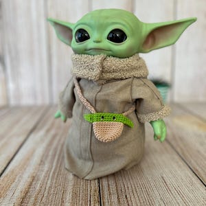 Torba dzianinowa Baby Yoda dla lalki Baby Yoda o średnicy 11 cali zdjęcie 1