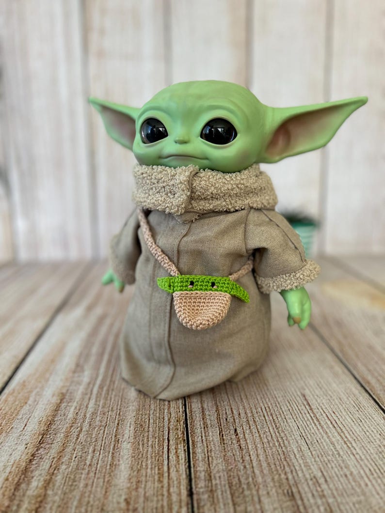 Torba dzianinowa Baby Yoda dla lalki Baby Yoda o średnicy 11 cali zdjęcie 1