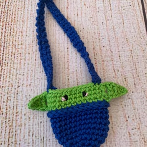 Baby Yoda Knitted Bag for 11 inch Baby Yoda Doll image 7