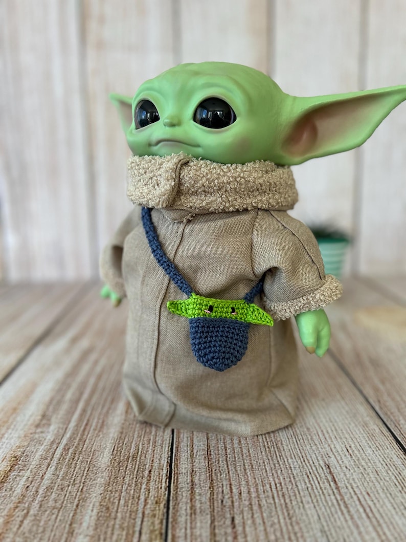 Torba dzianinowa Baby Yoda dla lalki Baby Yoda o średnicy 11 cali zdjęcie 4