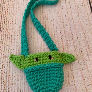 Baby Yoda Knitted Bag for 11 inch Baby Yoda Doll image 8