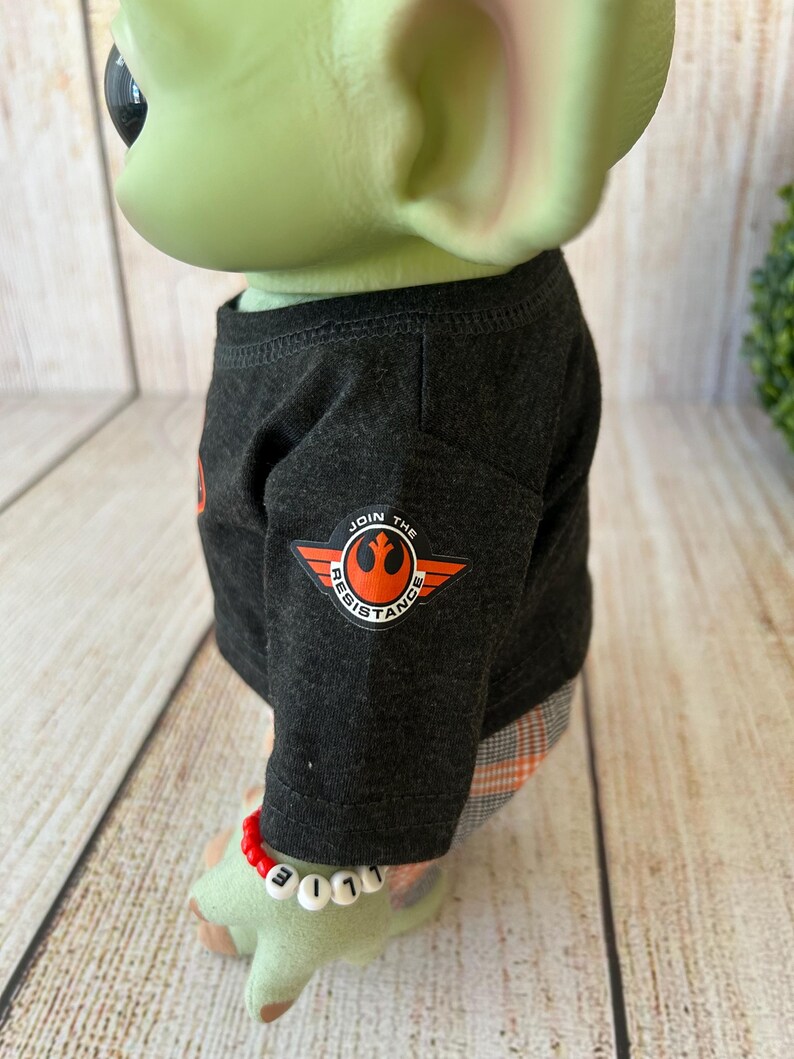Baby Yoda Doll 11 inch Printed T-shirt image 8