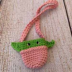 Baby Yoda Knitted Bag for 11 inch Baby Yoda Doll image 5
