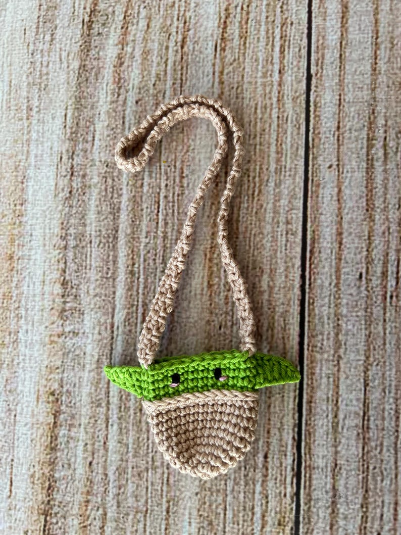 Torba dzianinowa Baby Yoda dla lalki Baby Yoda o średnicy 11 cali zdjęcie 3