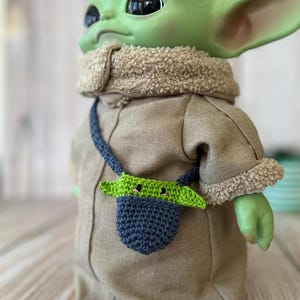 Torba dzianinowa Baby Yoda dla lalki Baby Yoda o średnicy 11 cali zdjęcie 5