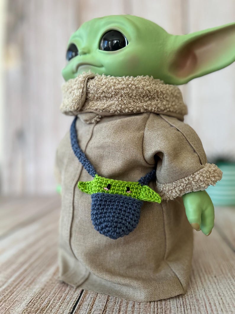 Torba dzianinowa Baby Yoda dla lalki Baby Yoda o średnicy 11 cali zdjęcie 5