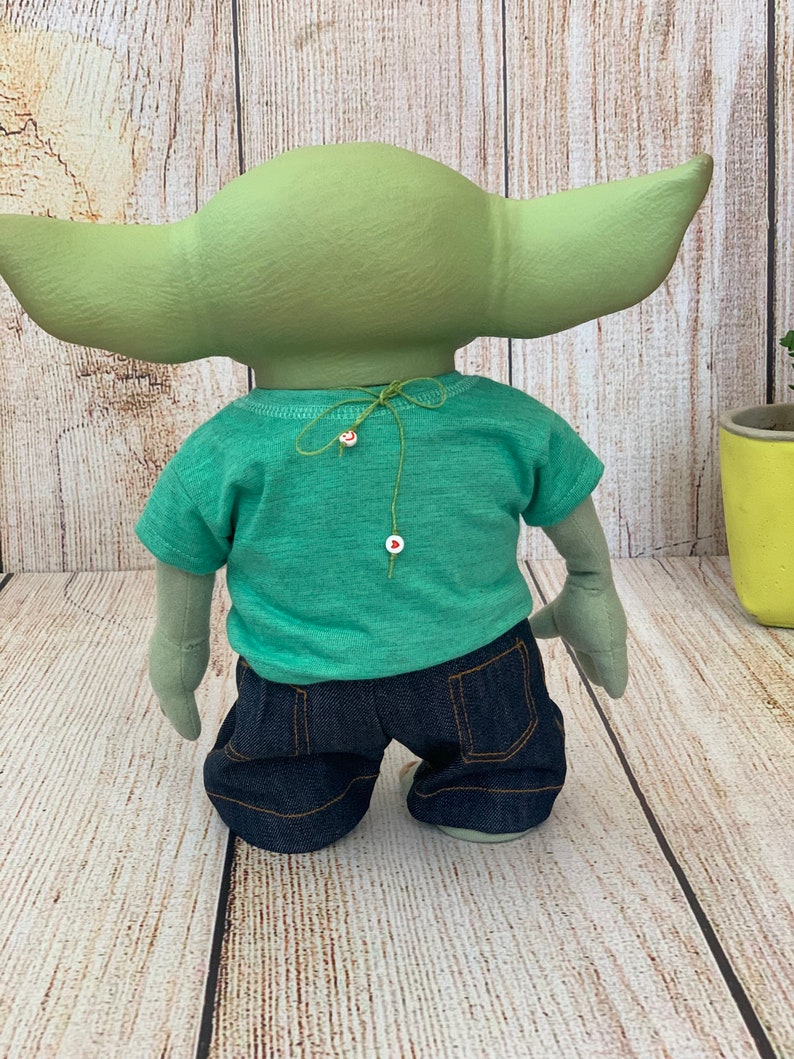 Denim Jeans for Baby Yoda Doll 11 inch image 8