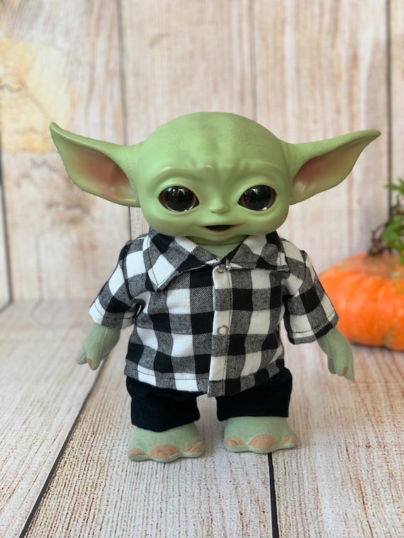 Baby yoda flannel new arrivals