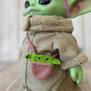 Torba dzianinowa Baby Yoda dla lalki Baby Yoda o średnicy 11 cali zdjęcie 9