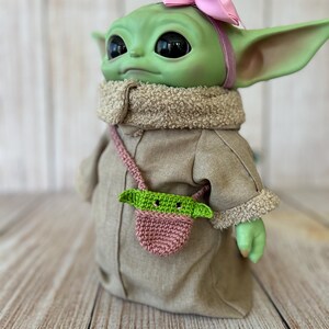 Torba dzianinowa Baby Yoda dla lalki Baby Yoda o średnicy 11 cali zdjęcie 8