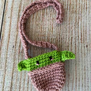 Torba dzianinowa Baby Yoda dla lalki Baby Yoda o średnicy 11 cali zdjęcie 10