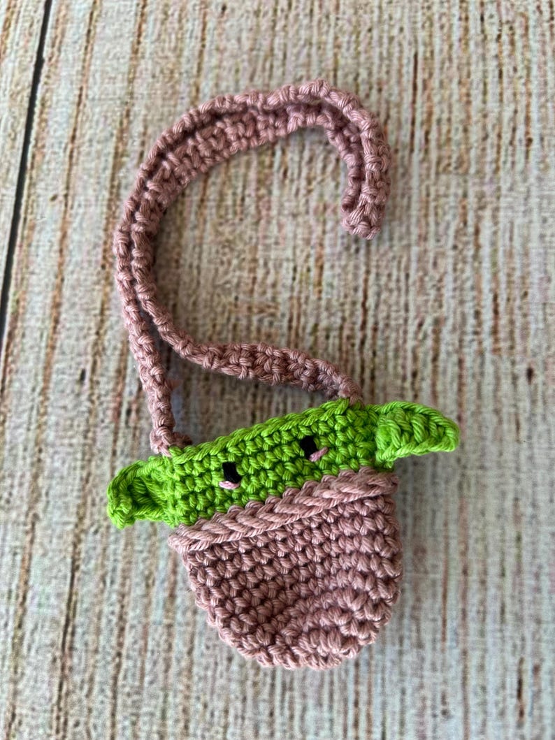 Torba dzianinowa Baby Yoda dla lalki Baby Yoda o średnicy 11 cali zdjęcie 10
