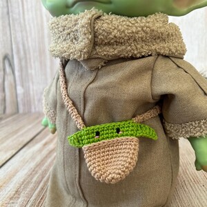 Torba dzianinowa Baby Yoda dla lalki Baby Yoda o średnicy 11 cali zdjęcie 2