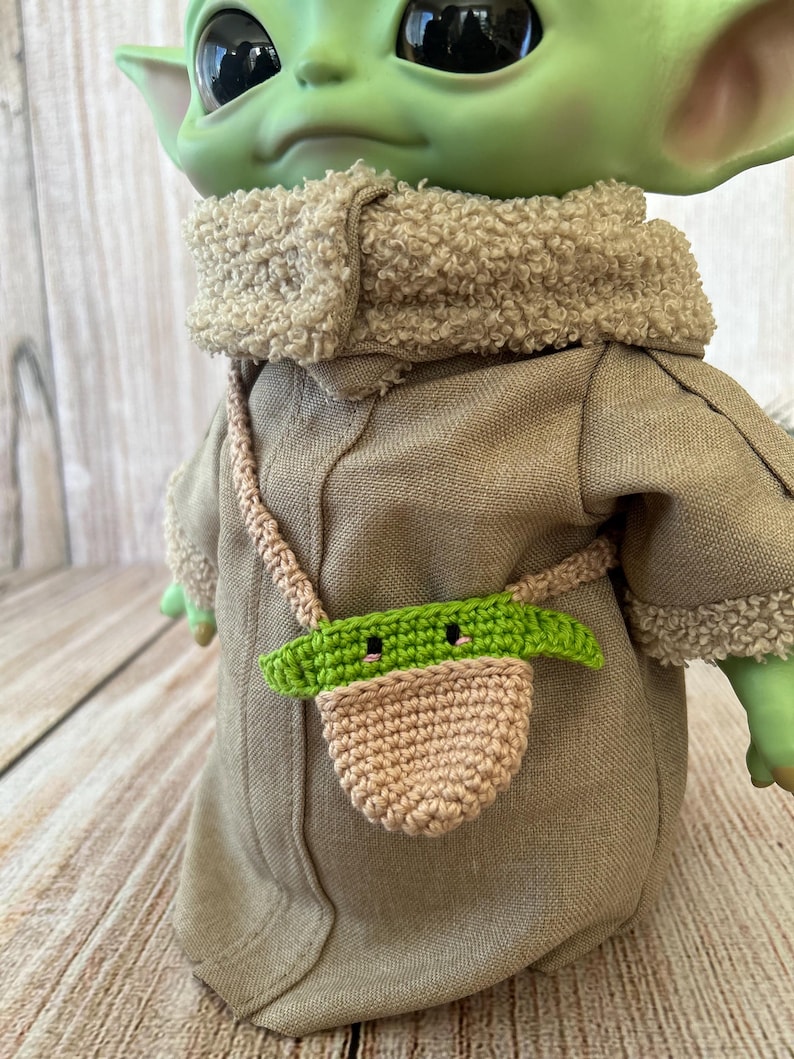 Torba dzianinowa Baby Yoda dla lalki Baby Yoda o średnicy 11 cali zdjęcie 2