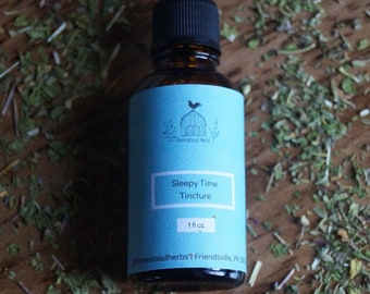 Sleep Tincture: Sleepy Time, Herbal Sleep Aid for Insomnia, Knockout Zzz, Anxiety, Calming, Anxious, Herbal Tincture, Herbs, Valerian Catnip